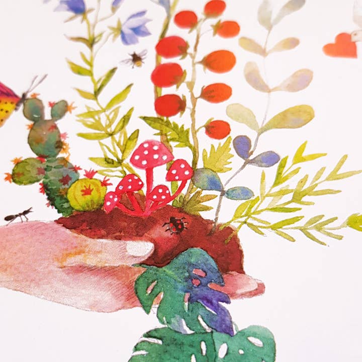 Thévy Guex - Wholesale Poster - Botanical and Nature Watercolor Earth Day Poster2