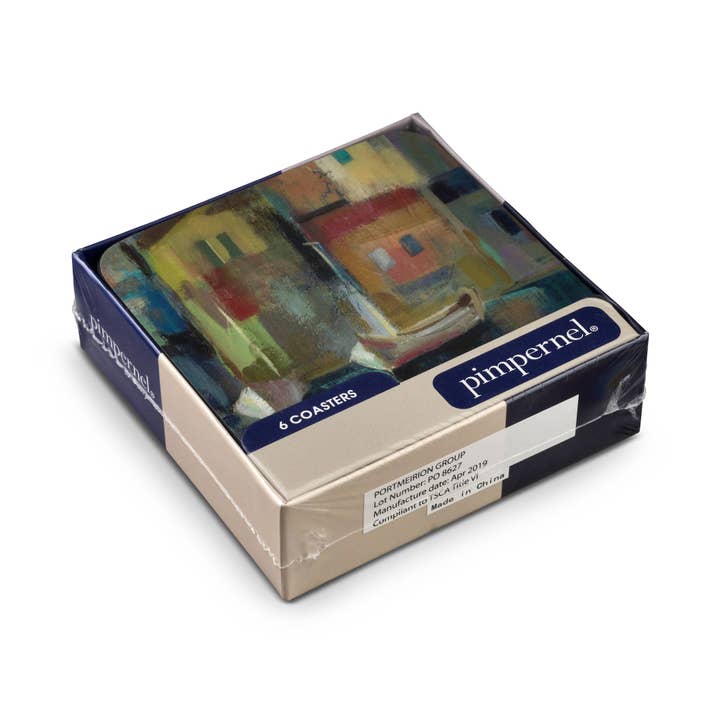 Evening Port Coasters Set of 6 for wholesale by Portmeirion, Spode, Pimpernel, Nacthmann, Wrendale Designs