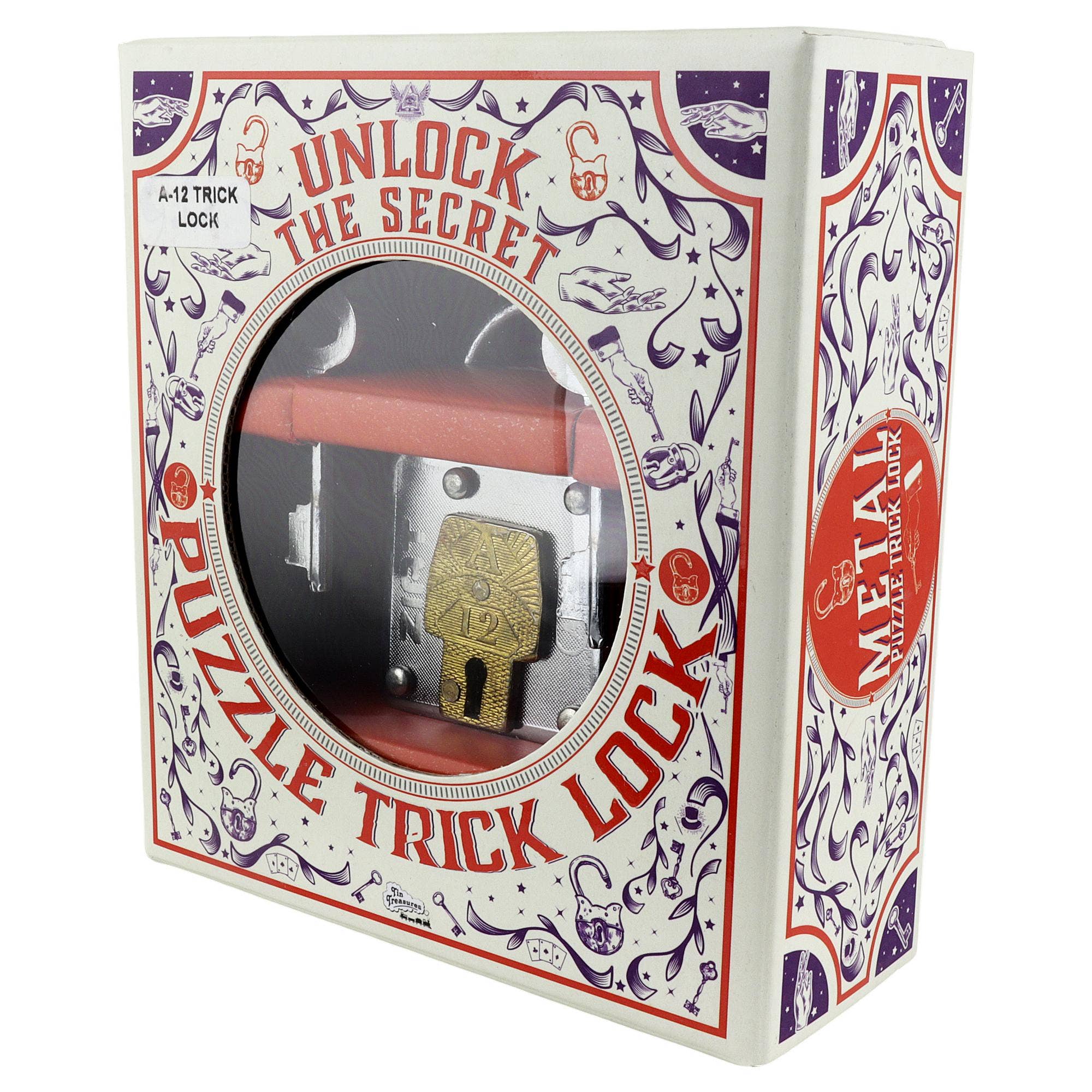 Tribal Trade GmbH - Wholesale Brain Game - Kids - Castle Padlock Trick Lock A-12 Puzzle3