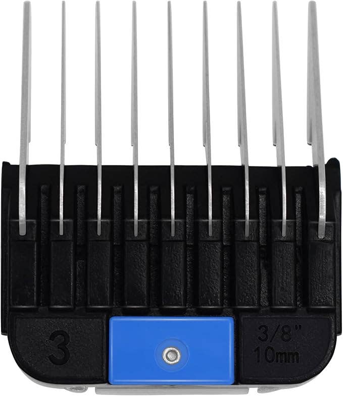 Alpine - Vendita all'ingrosso Strumento per toelettatura - Cani - Pettini guida di protezione in acciaio inossidabile per animali professionali per lame staccabili in stile A5 per toelettatori di animali domestici, compatibili da 1/8" a 1" con tagliacapelli per animali Wahl KM Series Andis AG BG Oster A5 A6.5