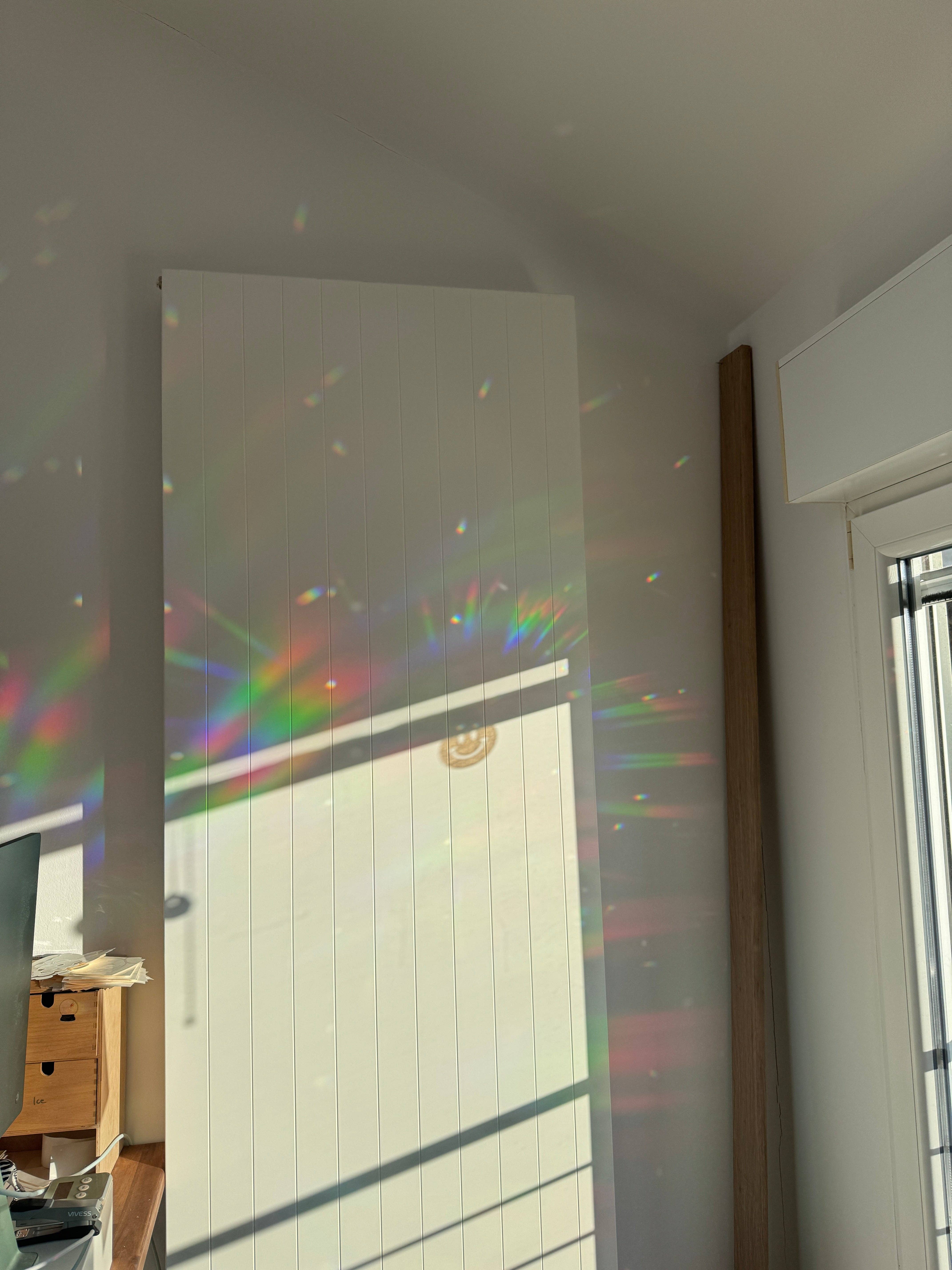 Plottkowski - Vendita all'ingrosso Acchiappasole - Adesivo per finestra Suncatcher Acero, decalcomania arcobaleno prismatica1