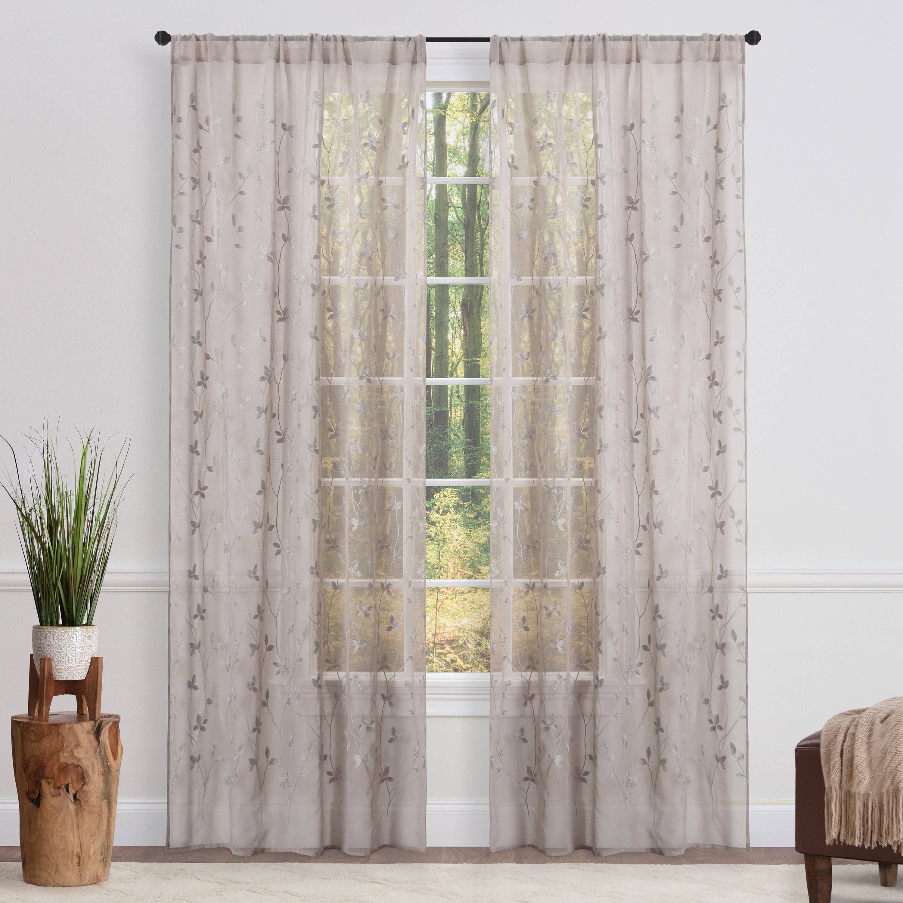 Chanasya - Wholesale Curtain - Sheer Vine Curtains24