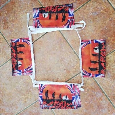 6m 18 vlag opdat we 4 soldaten vergeten (herdenkingsdag) voor wholesale door Worldwide Flags Ltd