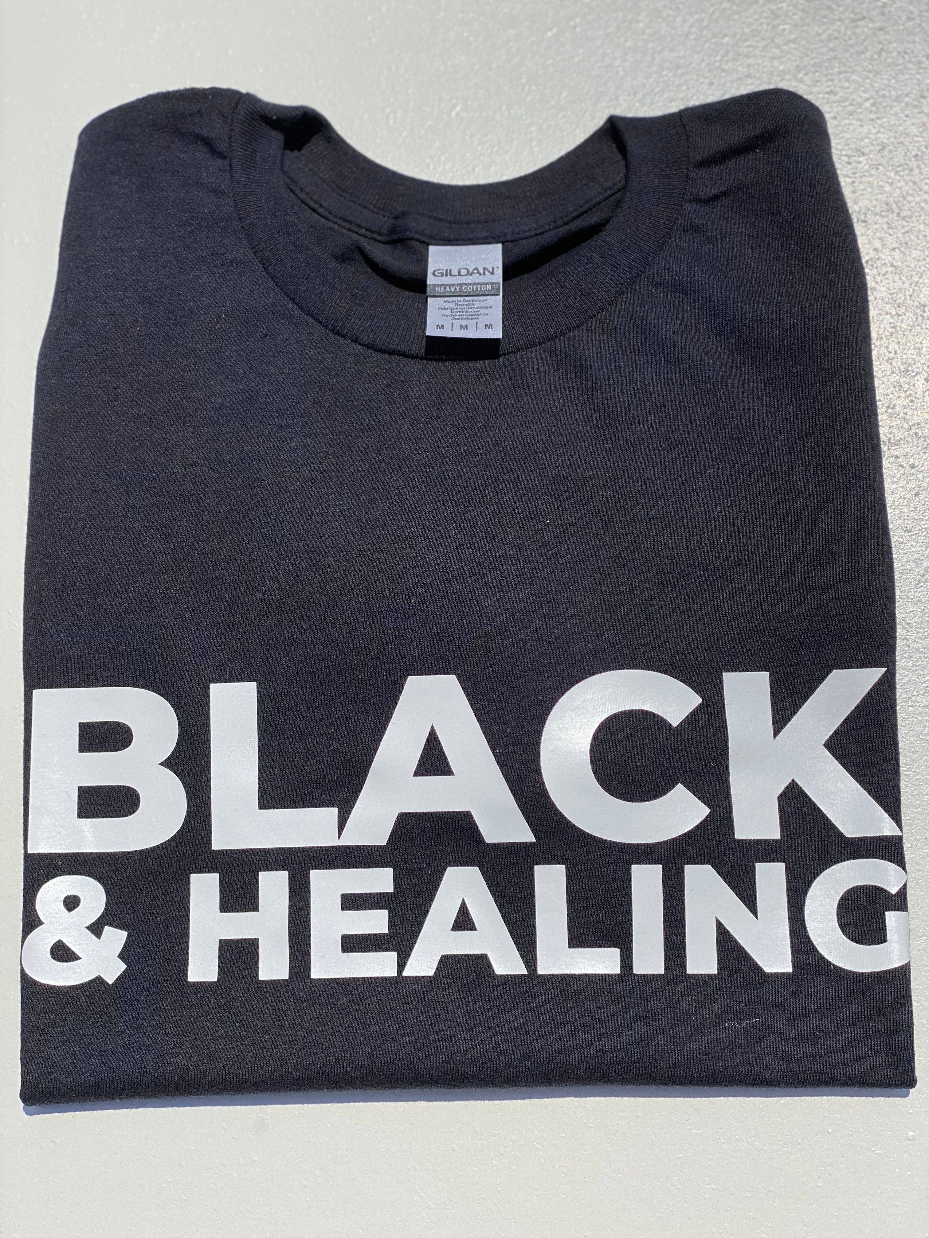 Ebony Notes Company - Wholesale Screen Printed T-Shirt - Unisex - Black & Healing Shirt5