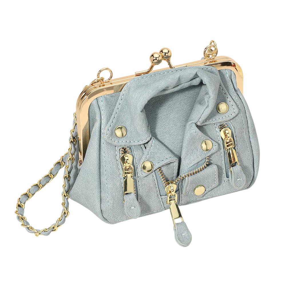 Sensibling Corp. - Wholesale Crossbody Bag - Women's - Faux Leather Motorcycle Jacket Purse / Crossbody Bag4