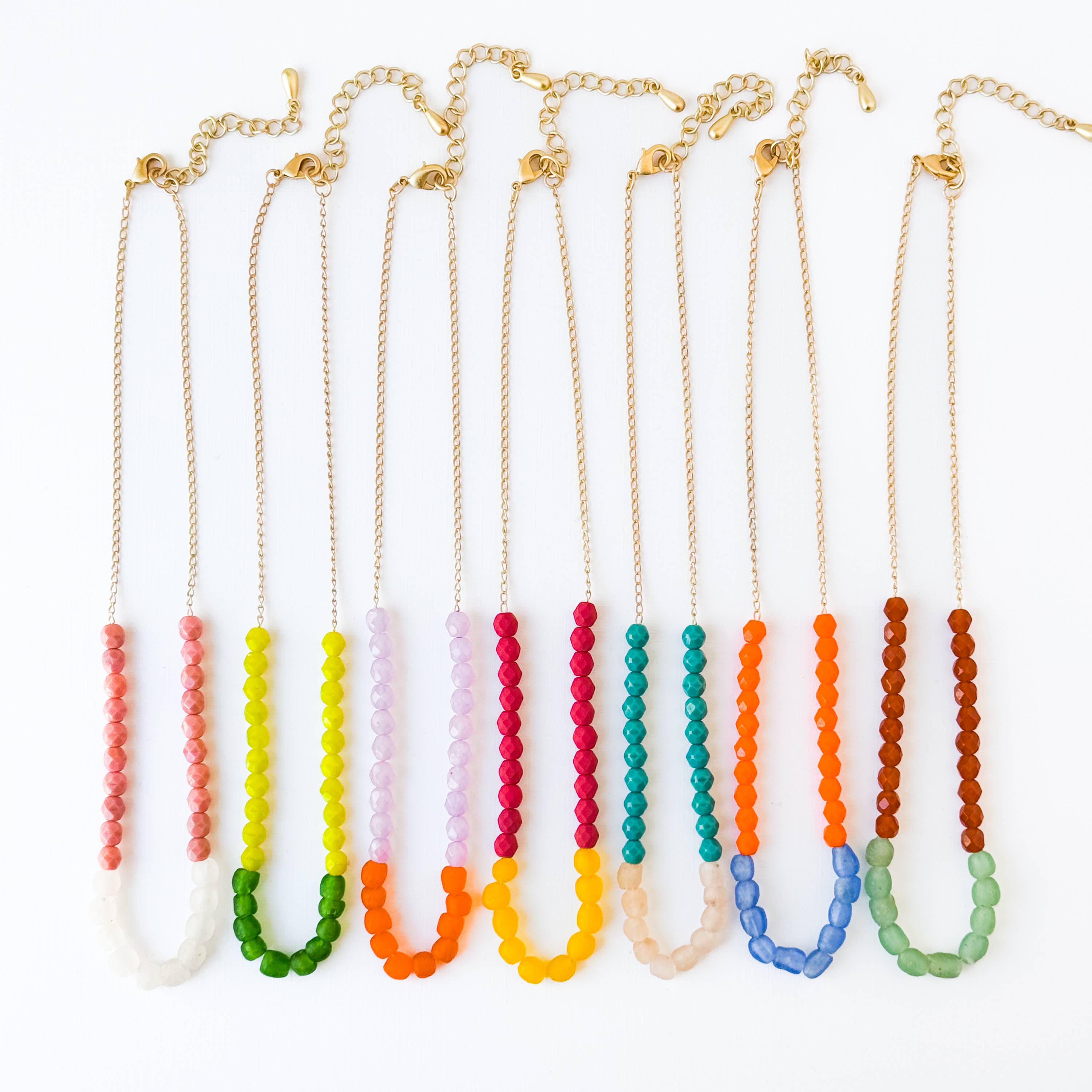 Nest Pretty Things - Wholesale Beaded/Pearl Necklace - Recycled African Glass And Mixed Bead Necklace9