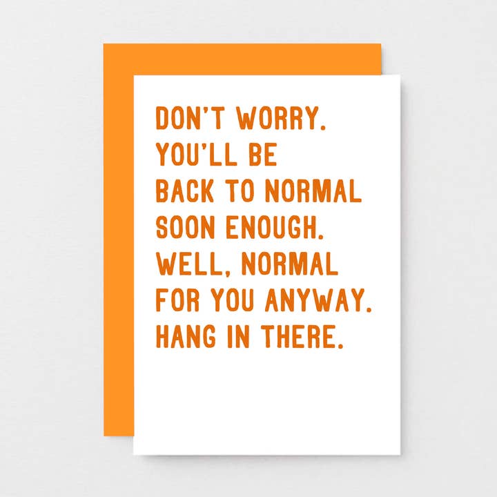Get Well Soon Card | Normal for wholesale by SixElevenCreations