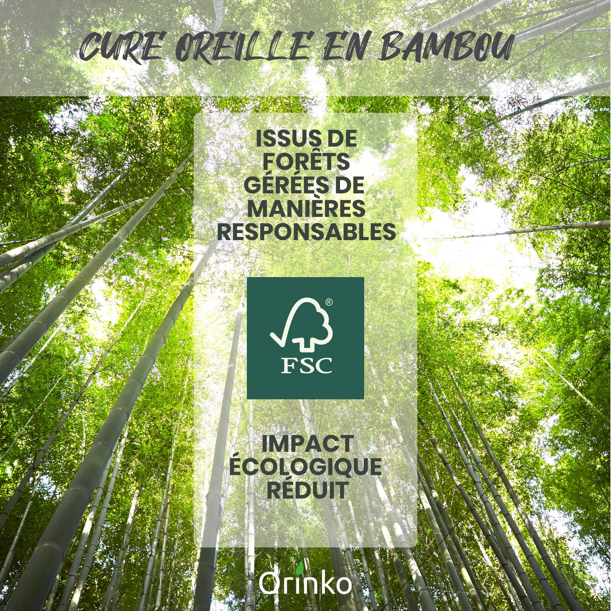 Orinko - Wholesale Cotton Swab/Q-Tip - 8+2 FREE: Bamboo earhook X13