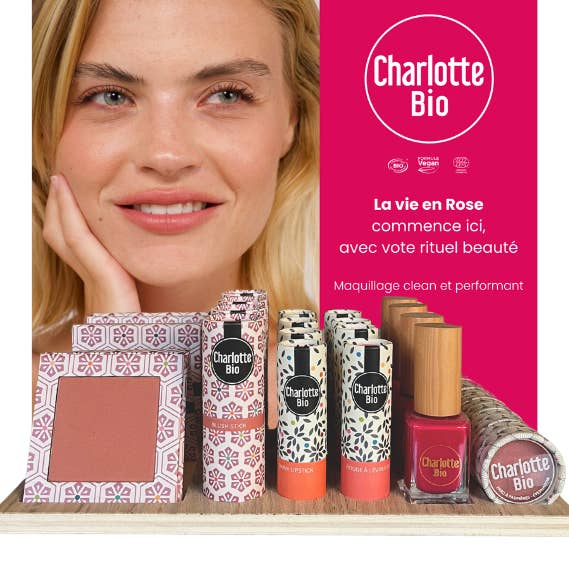 Multi-product display - La Vie en Rose for wholesale by CHARLOTTE BIO