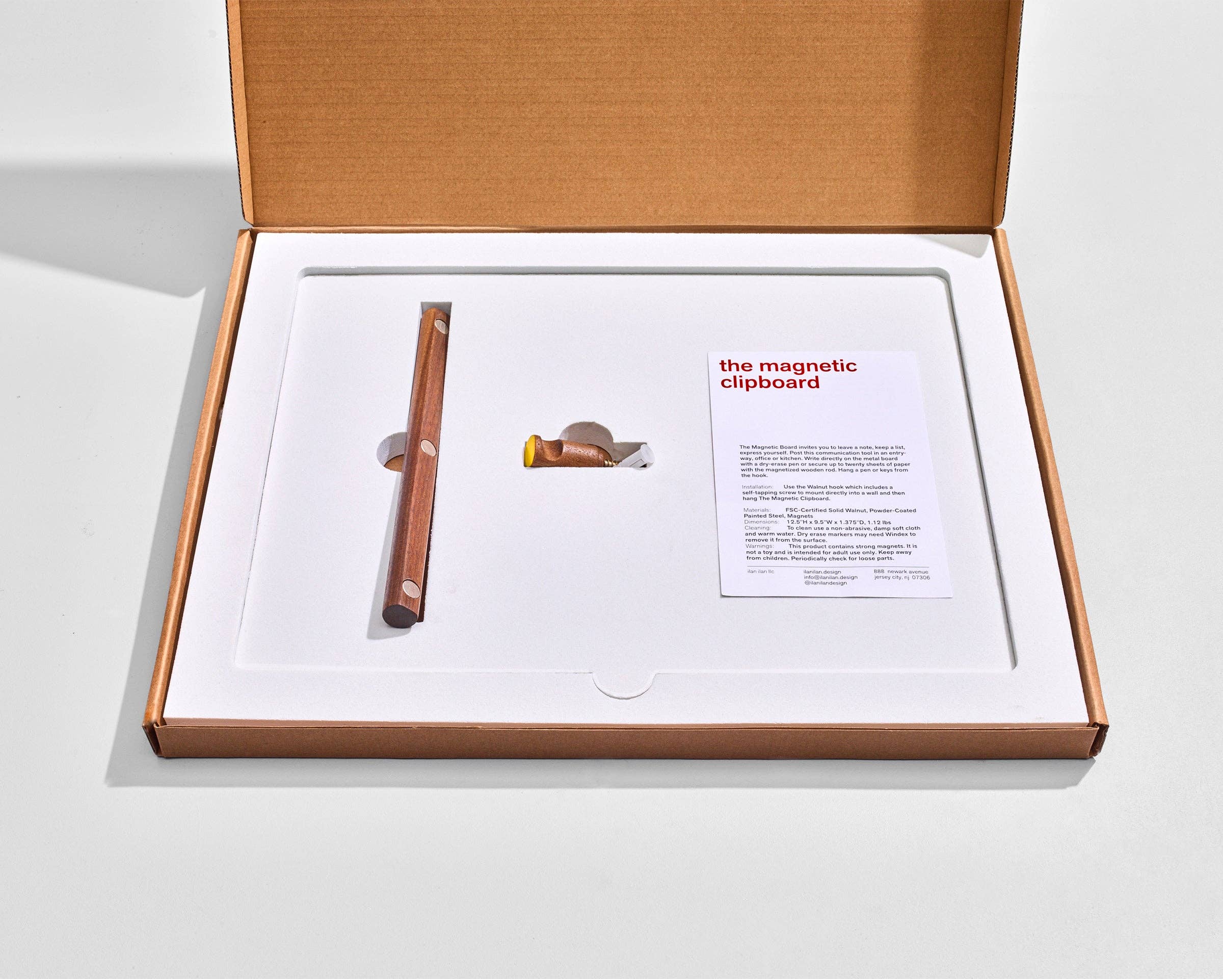 ilan – Engroshandel Udklipsholder – 17-den magnetiske clipboard - MB-5, blå6