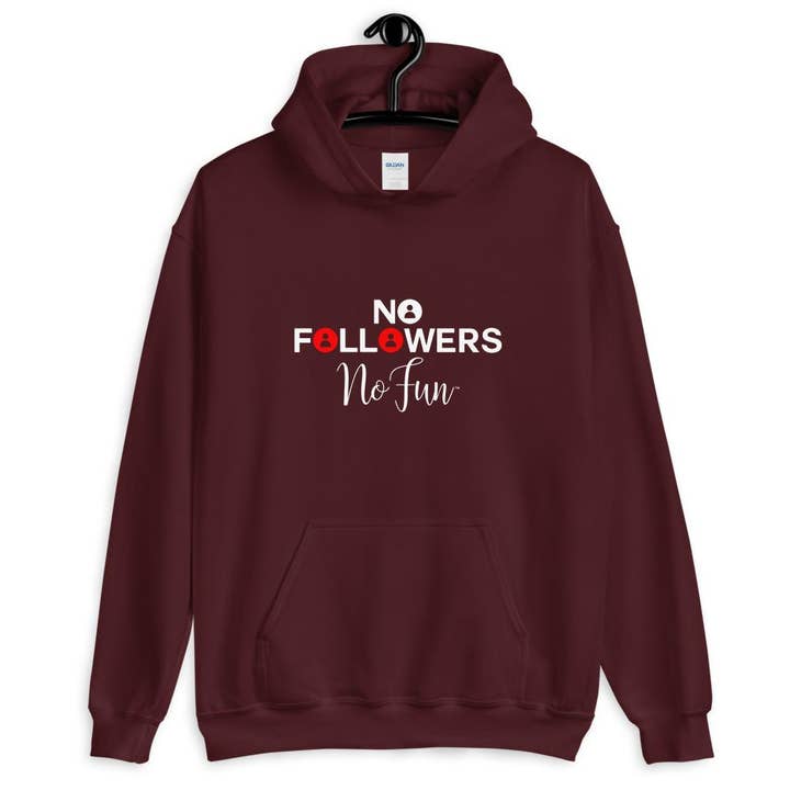 Geen Volgers Geen Plezier, Stijl, Hoodie, Speciale Kastanjebruin voor wholesale door No Fun Company