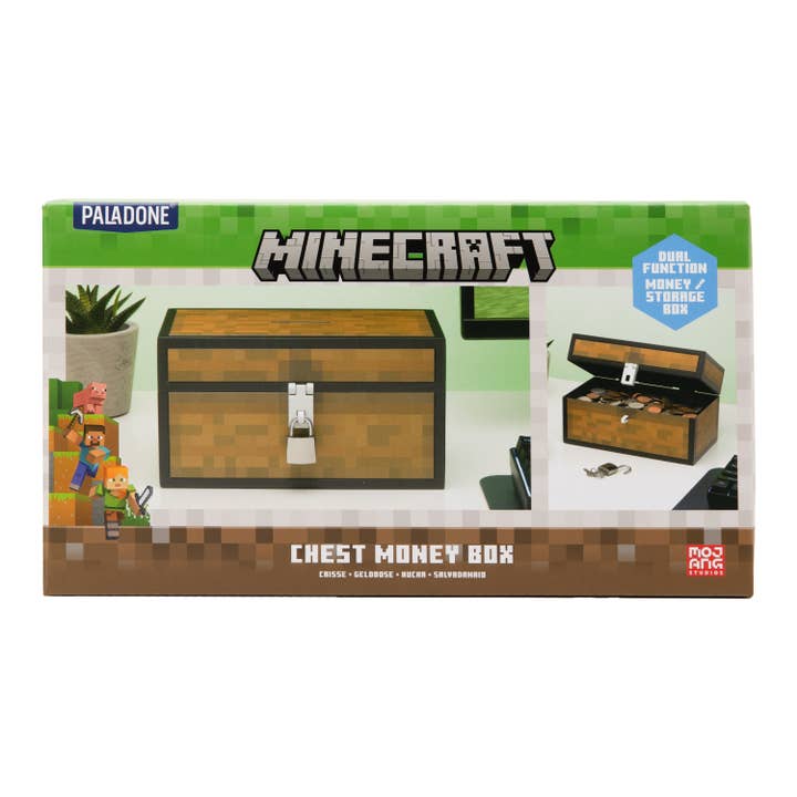 Minecraft Chest Money Box for wholesale by Paladone