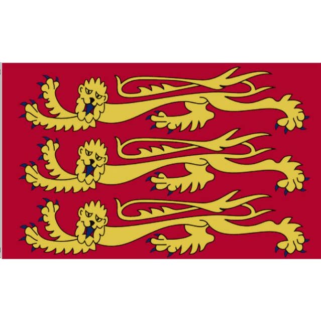 Old England Historic Flag (Richard the Lion Heart) 5'x3' for wholesale by Worldwide Flags Ltd