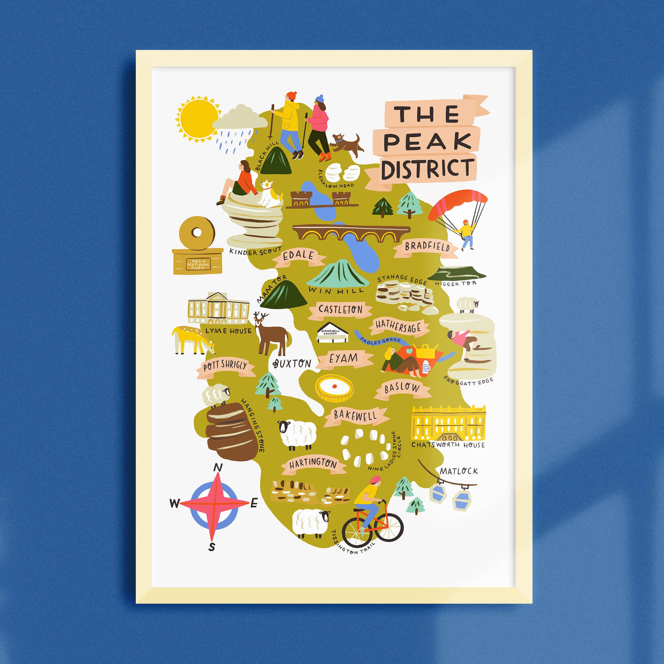 Lauren Radley – Engroshandel Kort – Kort - Peak District8