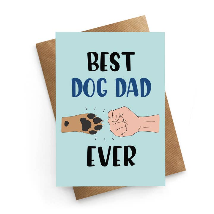 Best Dog Dad Ever - Father's Day Card for wholesale by STUCK SHOP GIFTS