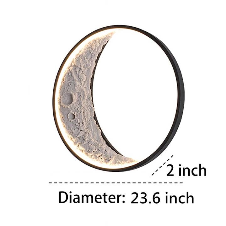 EP Design Lab - Wholesale Sconce - Indoor & Outdoor 3D Moon Electric Wall Lamp6