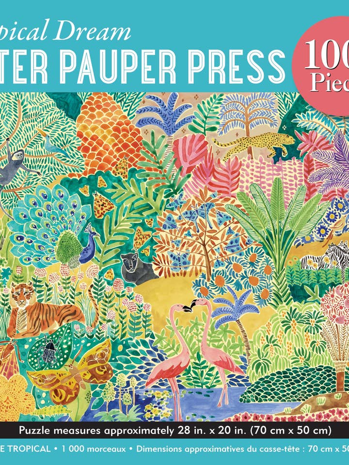 Tropical Dream 1000 Piece Jigsaw Puzzle for wholesale by Peter Pauper Press