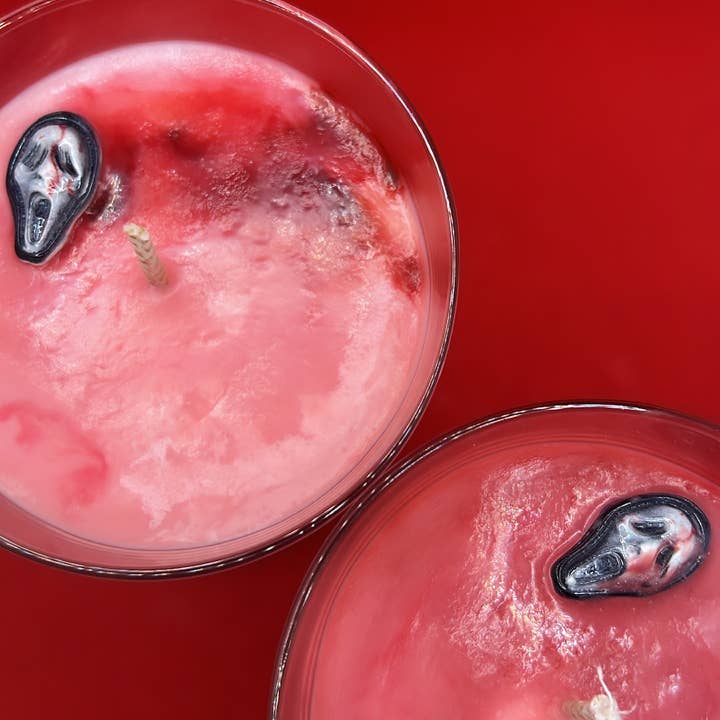 WaterBruja - Wholesale Jar/Filled Candle - Ghostface Candle, Horror Candle, Scream Candle, Character7