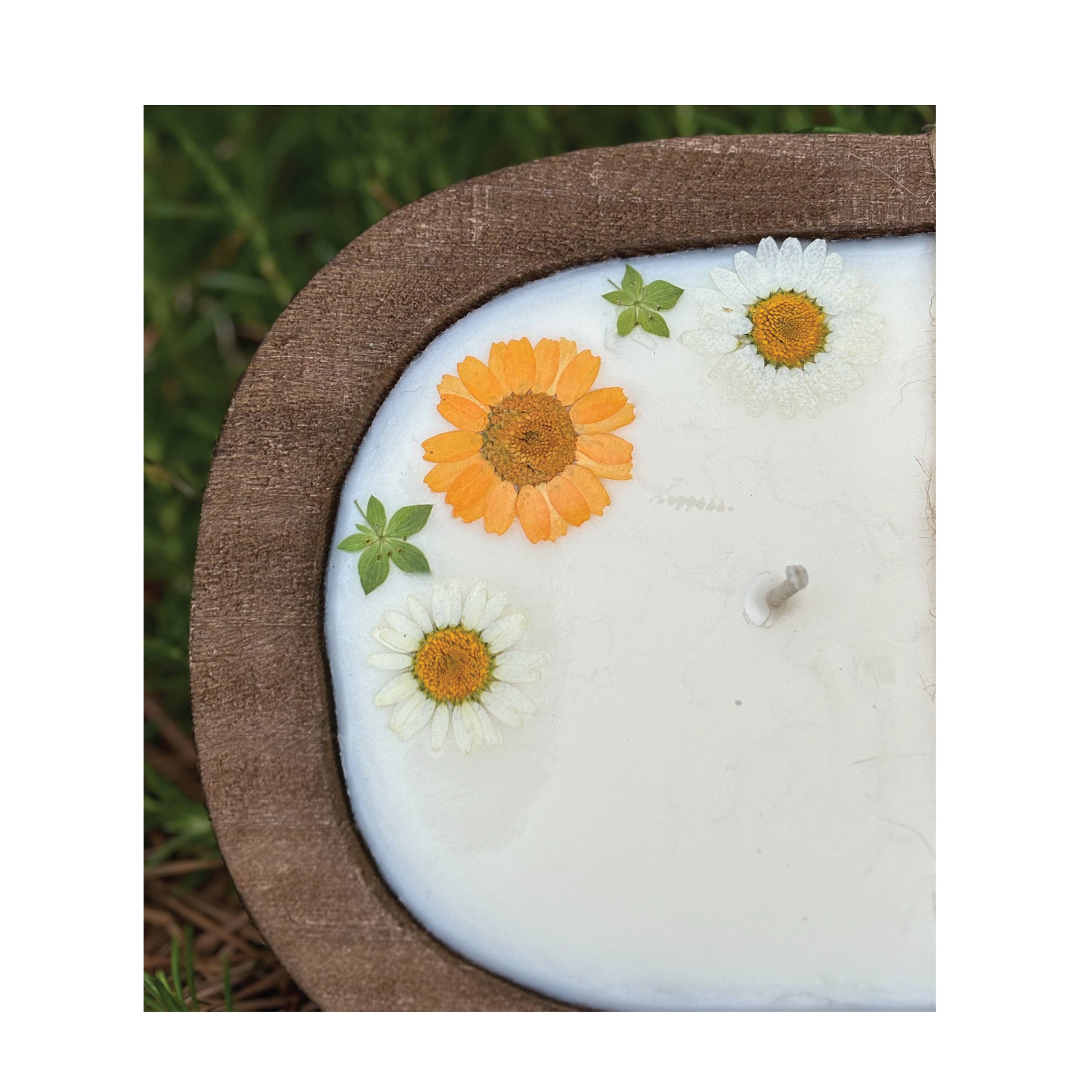 Be The Light Candle Co. - Wholesale Jar/Filled Candle - Sunwashed Scented Soy Dough Bowl - Citrus Scented Candle 1