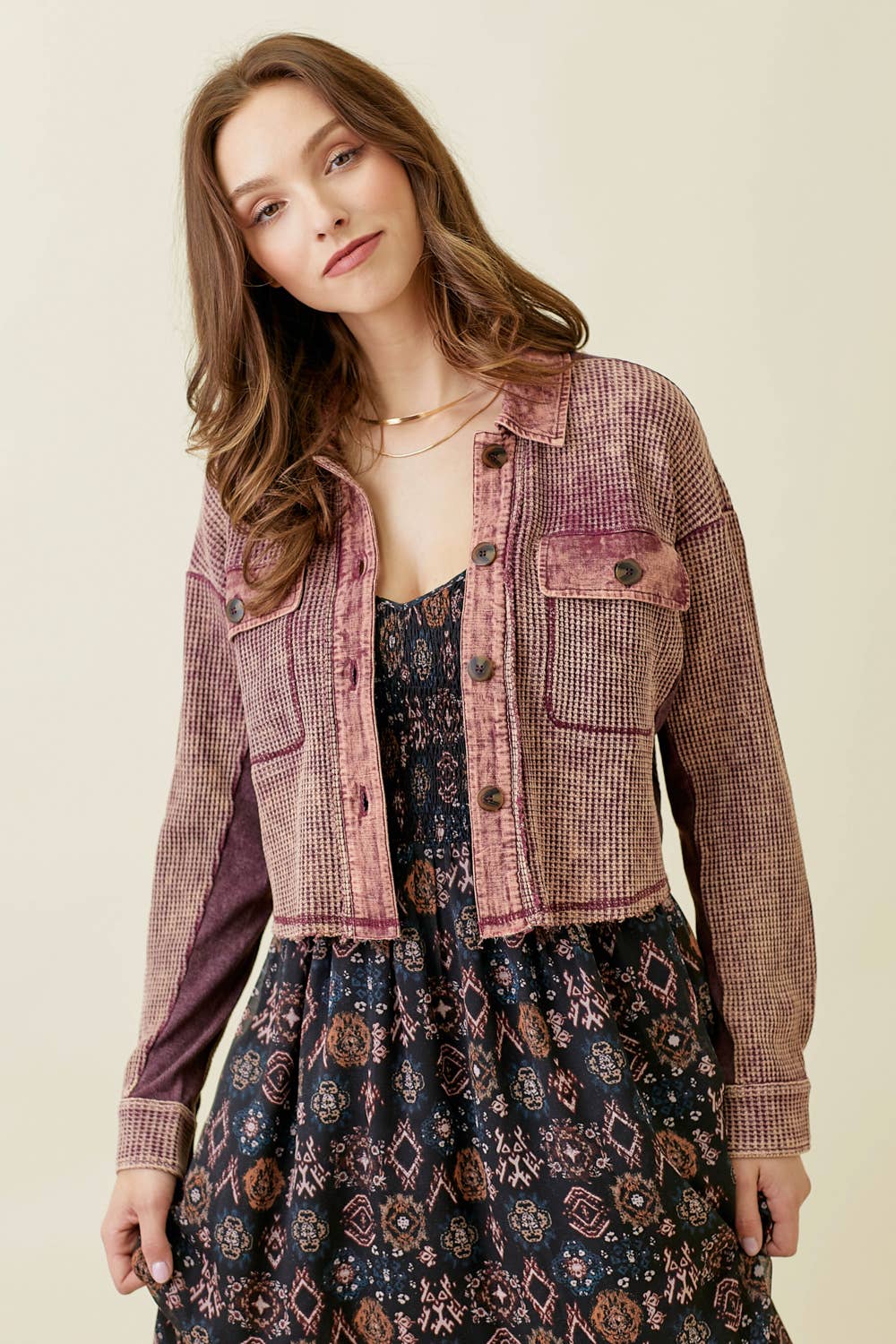 Mystree – Engroshandel Jakke - Dame – 60271 Washed termisk jakke0