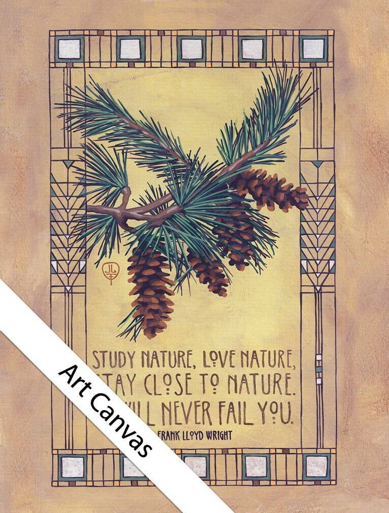 The Bungalow Craft - Wholesale Art Print - Frank Lloyd Wright - Nature2