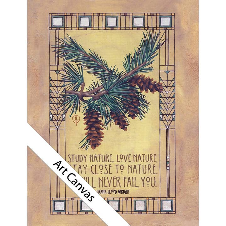 The Bungalow Craft - Wholesale Art Print - Frank Lloyd Wright - Nature2