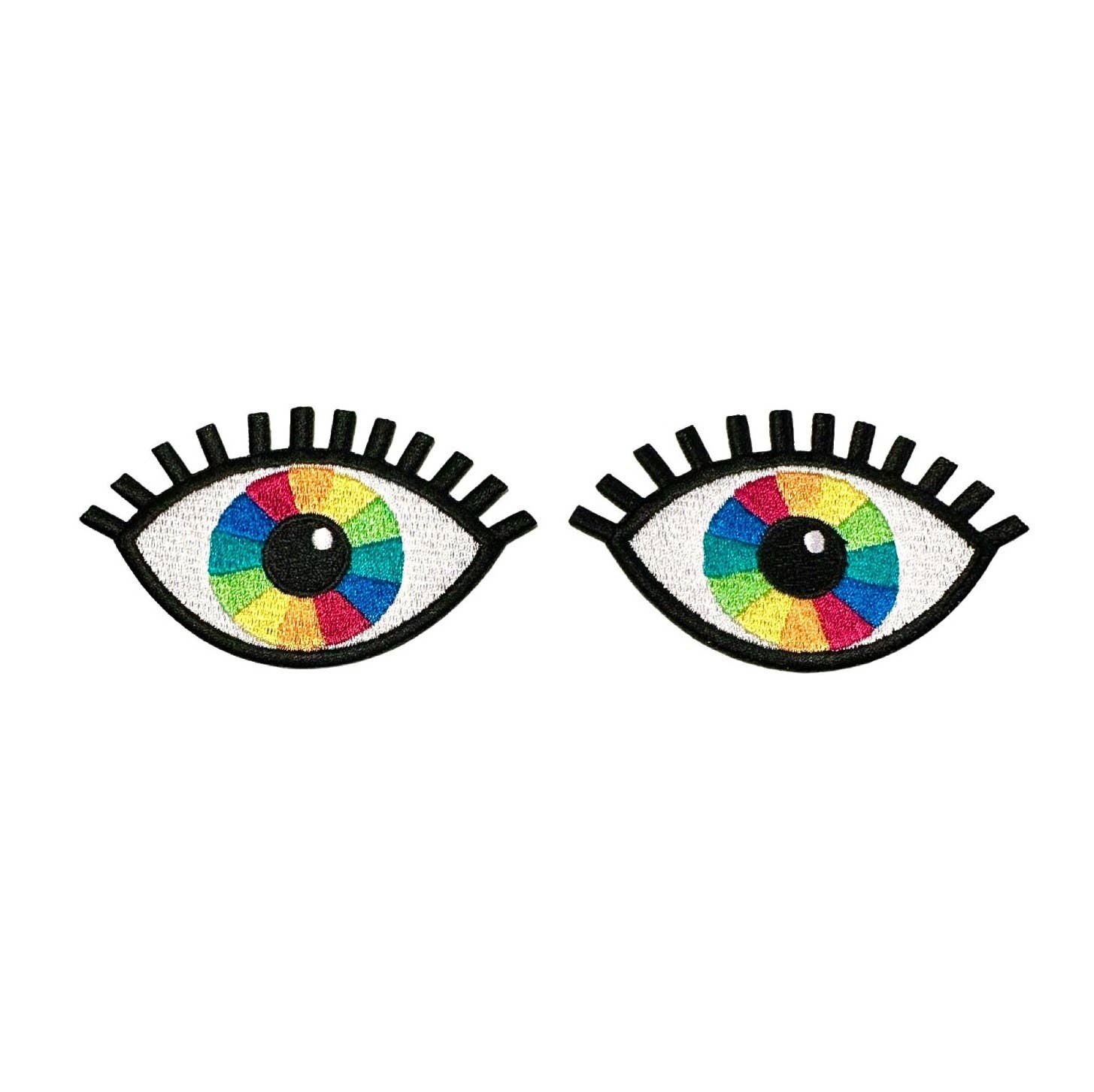 Sparkletown Studios - Wholesale Patch - Rainbow Vision Eye Embroidered Patches1