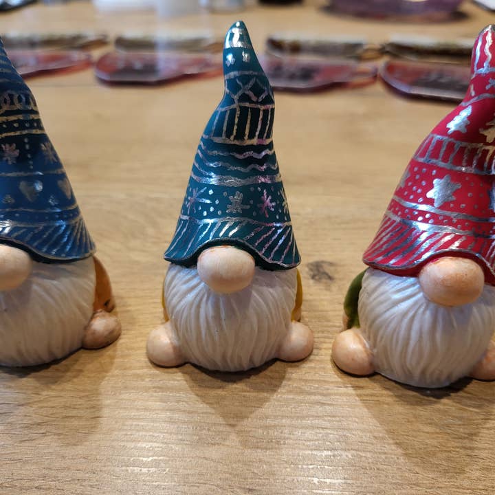 Lot de 3 nains de Noël pour la vente par Resin Art by Lilian