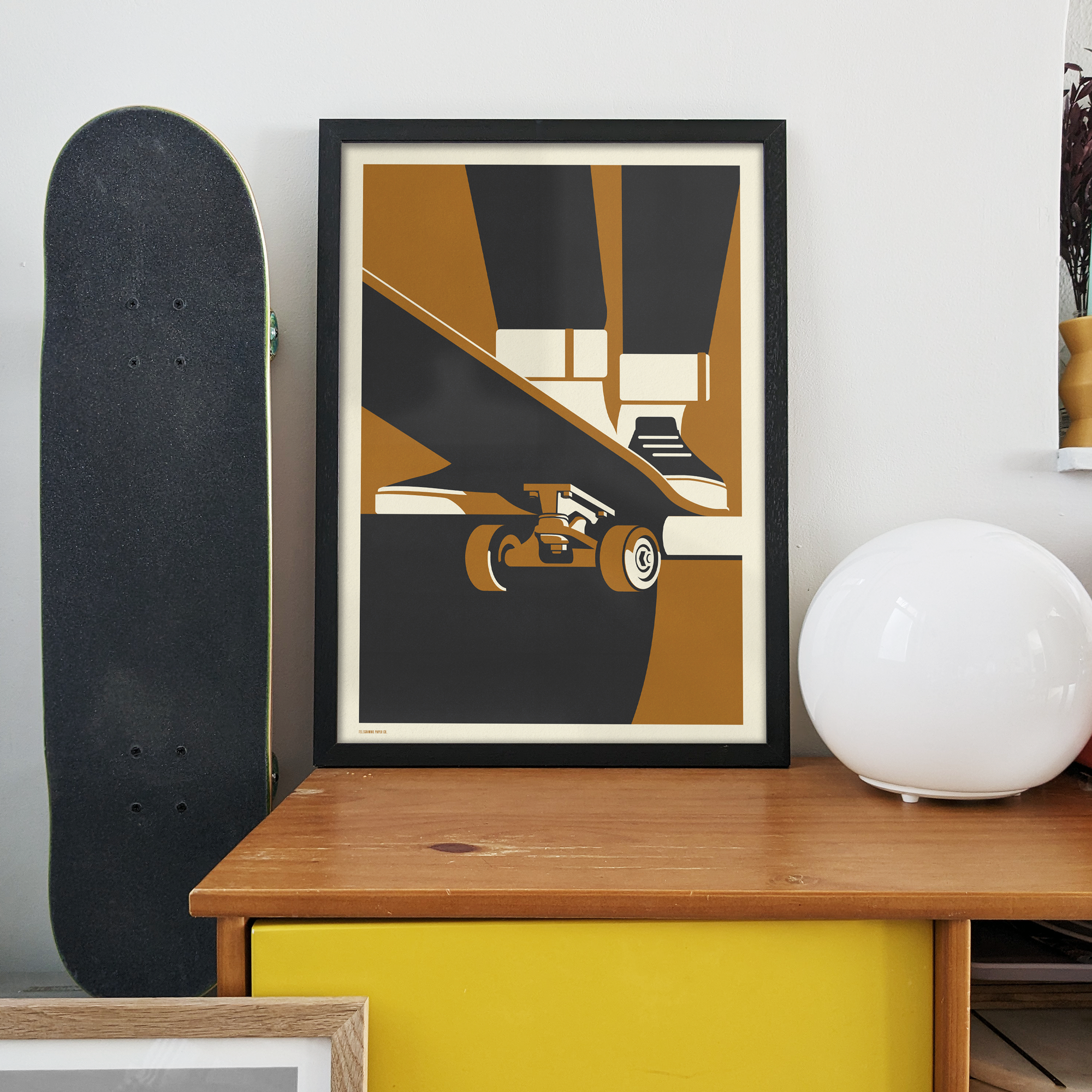 Telegramme Paper Co. - Wholesale Art Print - Drop in Skateboarder Print5