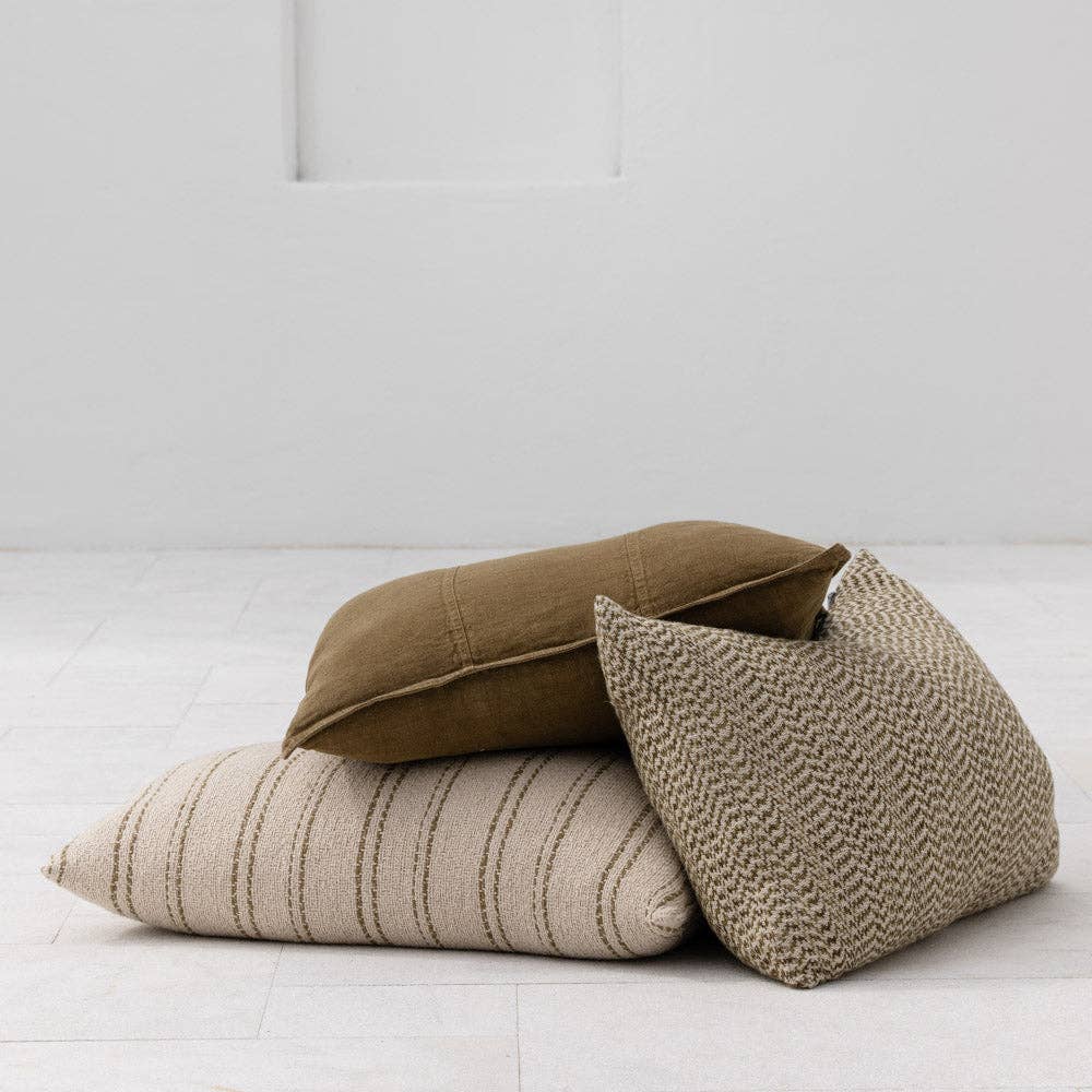 Eadie Lifestyle - Wholesale Throw/Decorative Pillow - Alba Cushion Cover - Olive1