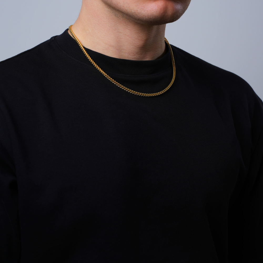 18K Gold Franco Chain (4MM) for wholesale on Faire3