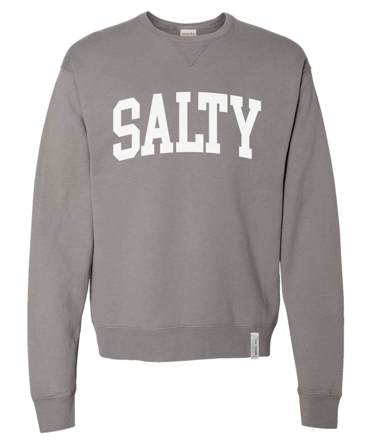 One Ocean Apparel Co.. - Wholesale Graphic Sweatshirt - Unisex - SALTY Crewneck - CUSTOM COLORS15