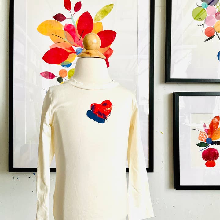 T-shirt Långärmad - Little Heart för wholesale av Eunco