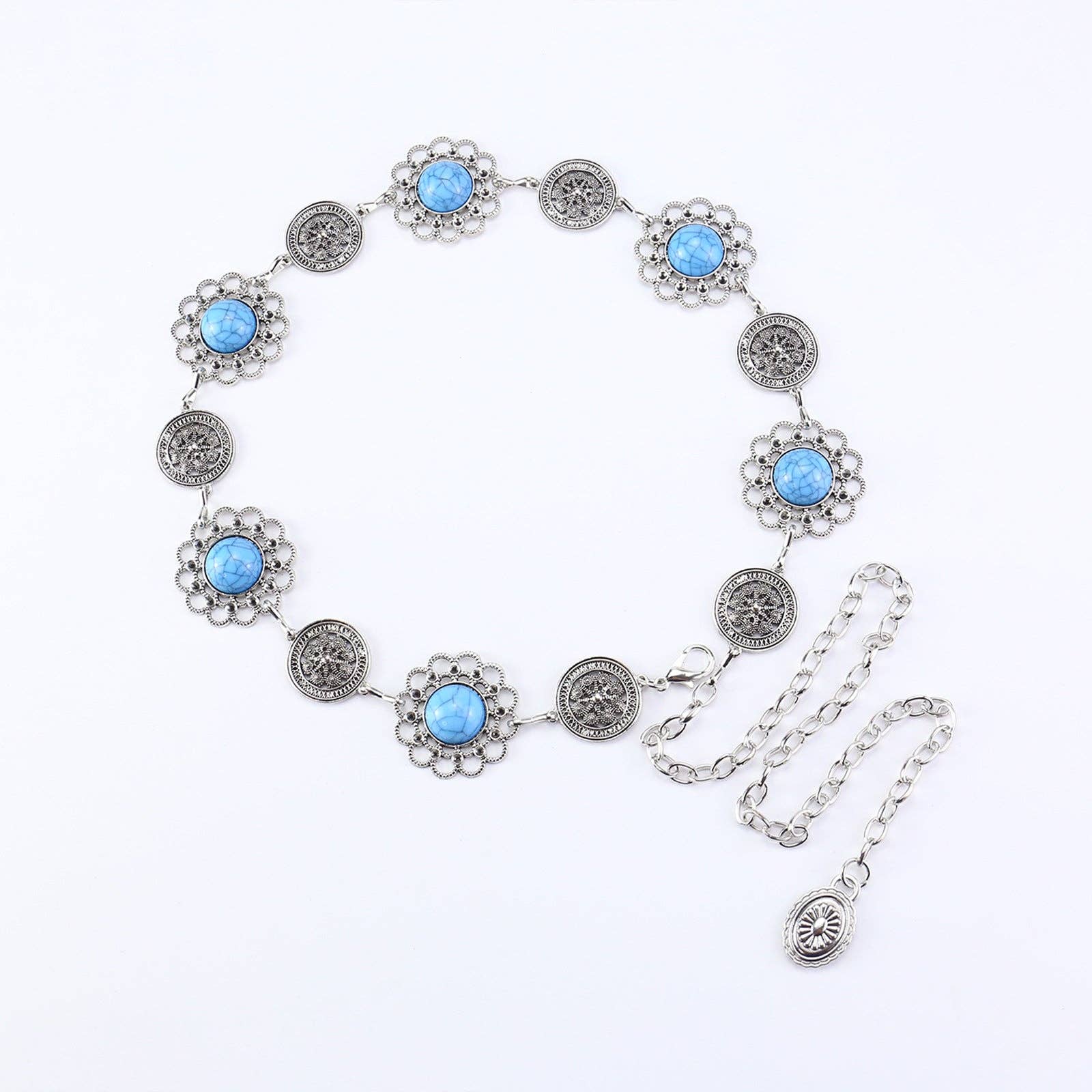 SALINA TRADING INC – Großhandel Gürtel – Damen – Metallkettengürtel mit Schmetterlings- und Herzdesign53