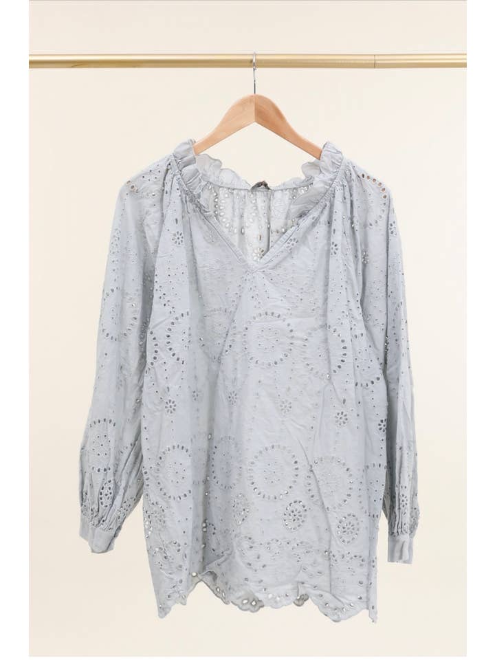 LÉA & LUC - Wholesale Blouse - Women's - 100% Cotton Blouse REF. 12168