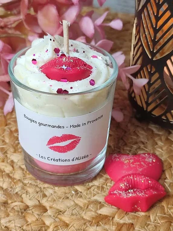 Mini stearinlys til Valentinsdag for engroshandel hos LES CREATIONS D'ALIZEA