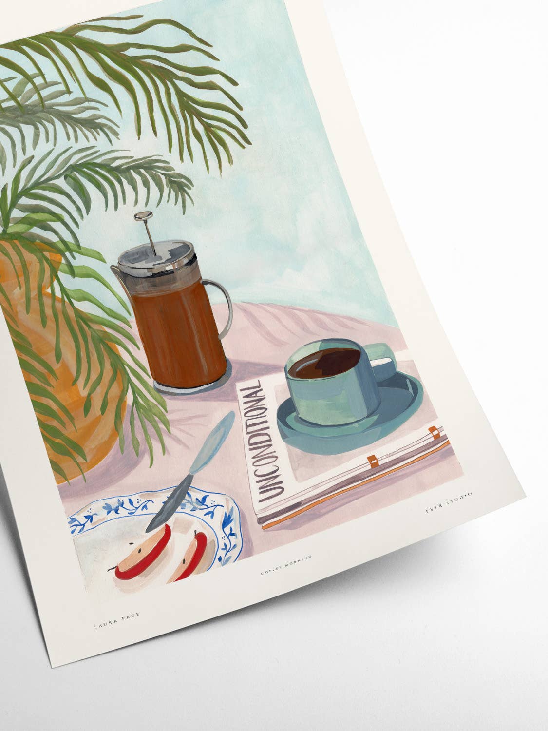 PSTR Studio – wholesale Konsttryck – Laura - Morgonkaffe1