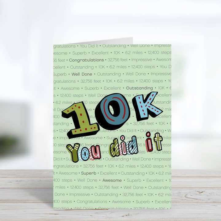 Sole Inspired - Wholesale Everyday Greeting Card - 10K - You Did It Card2