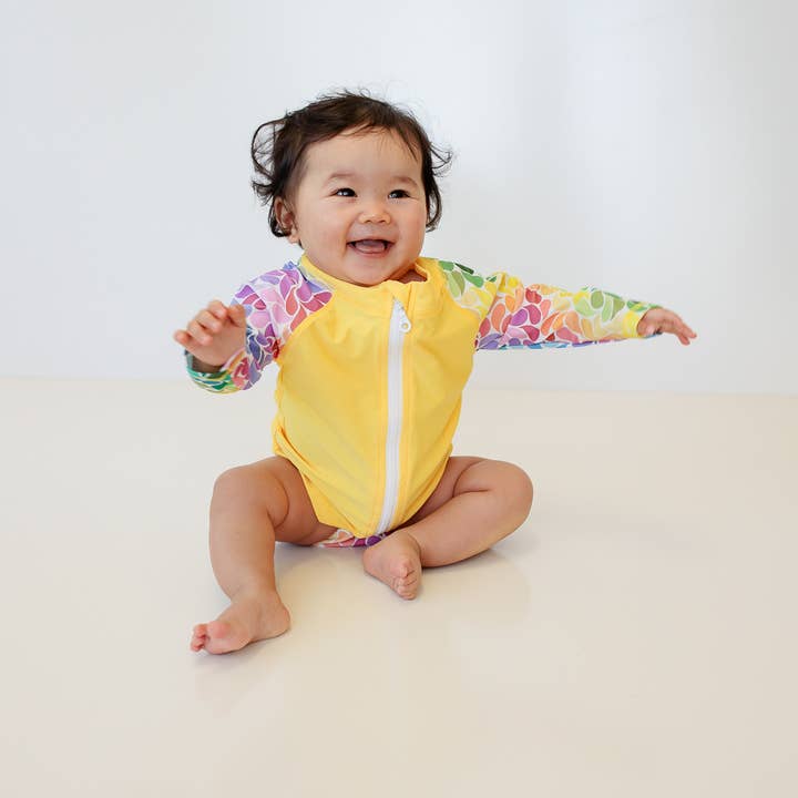 Bubblebubs - Wholesale Rash-guard – Baby - Droplet Long Sleeved Rash Vest3
