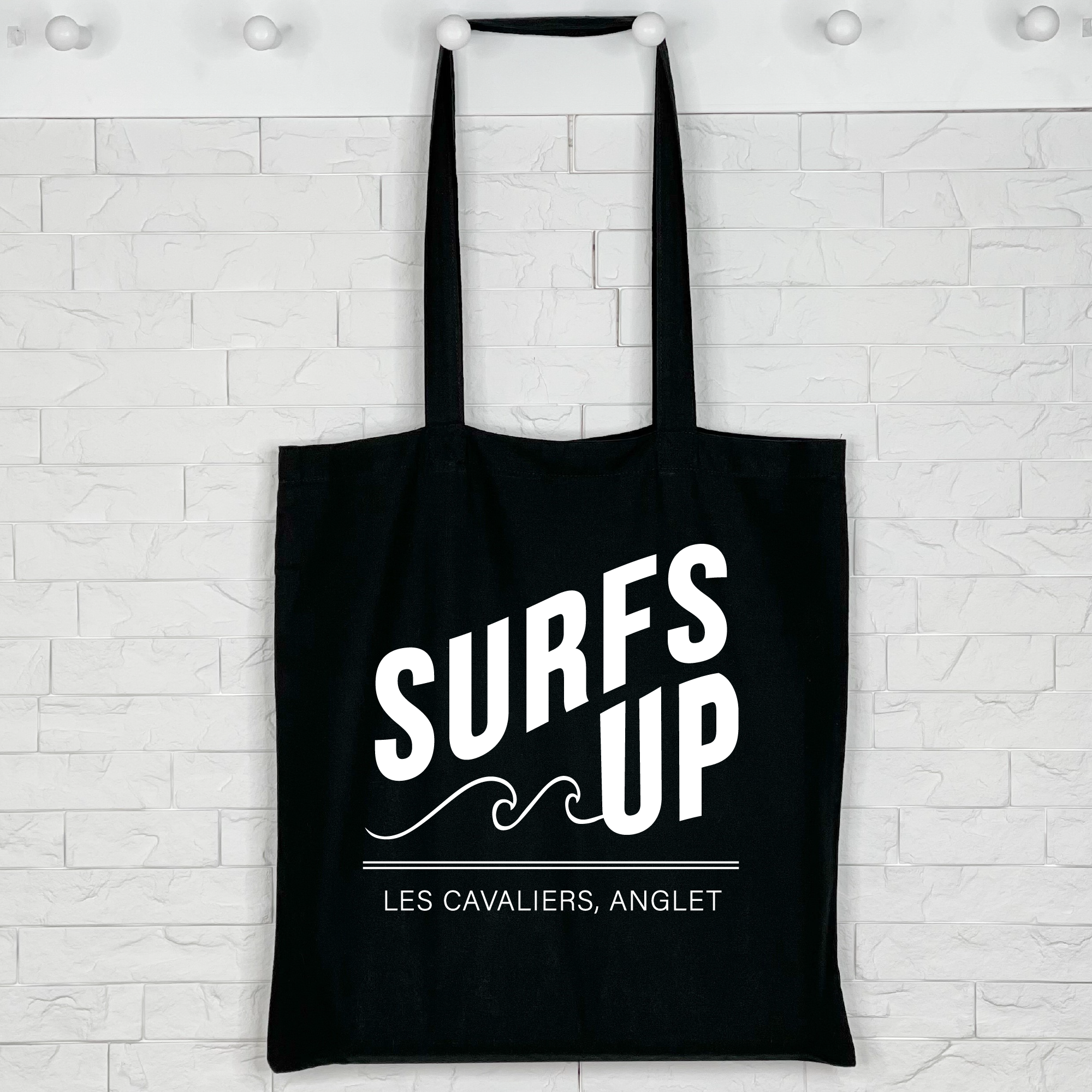 Lovetree Design – Engroshandel Tote bag - Unisex – Surfs Up stofnet med personligt tryk0