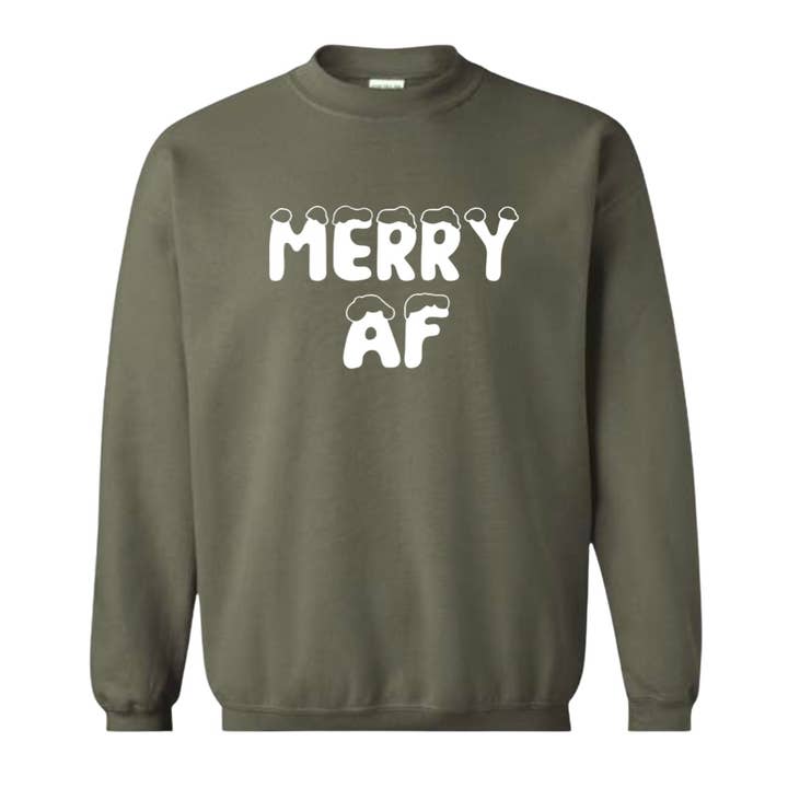 Molleton à col rond pour adulte MERRY AF pour la vente par OURHHAUS