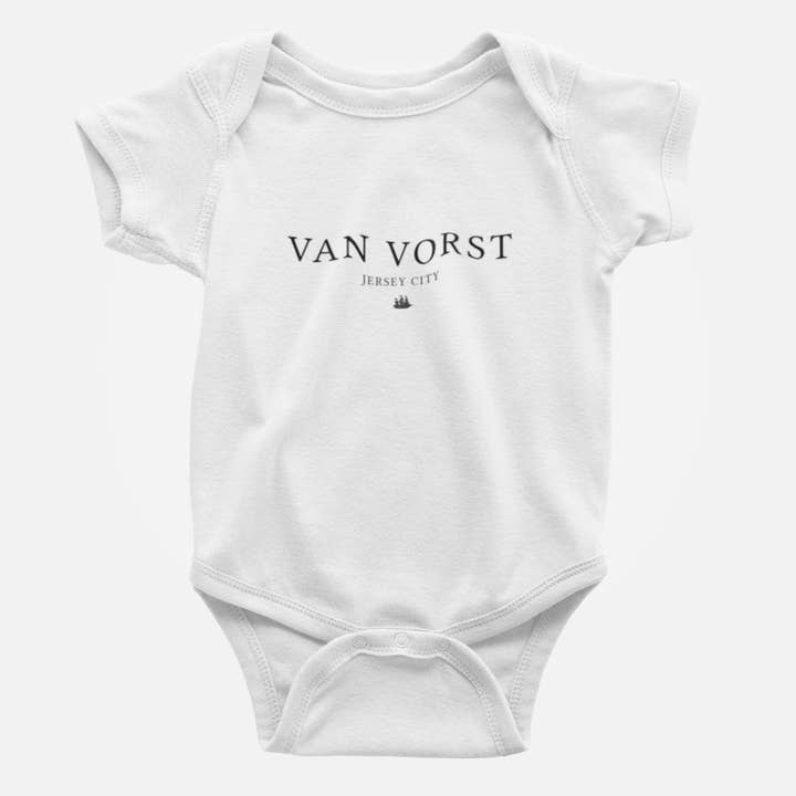 Hudson Main - Wholesale Bodysuit (Non-Footed) - Baby - Baby Jersey City Neighborhood Onesie3