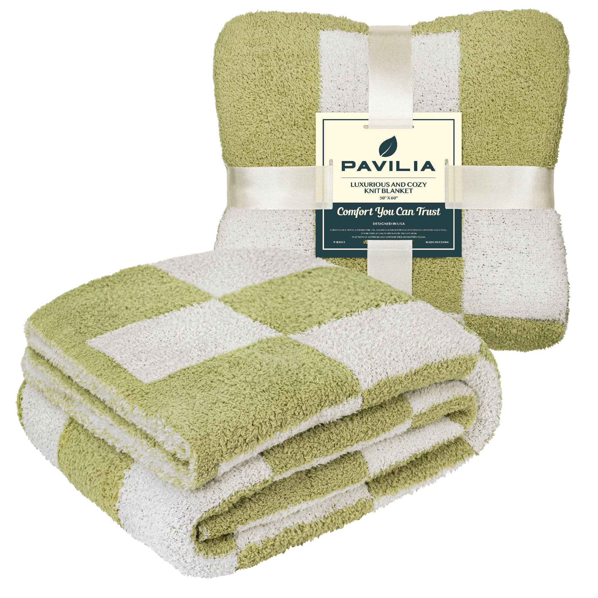 Pavilia – wholesale Throw blanket – Buttery Soft Fluffy Knit Blanket7