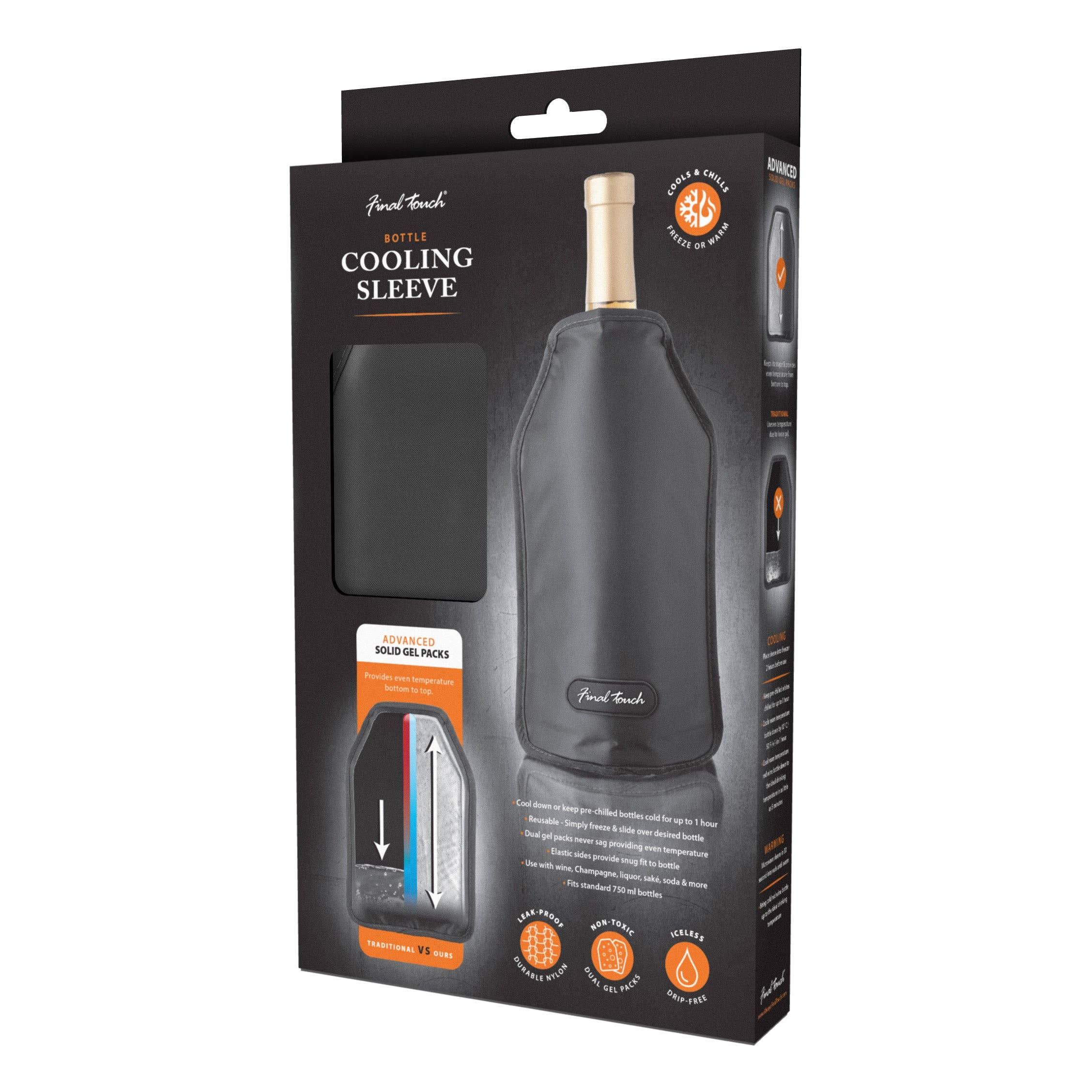 Final Touch - Wholesale Wine Tote - Final Touch Wine Bottle Cooler Sleeve35