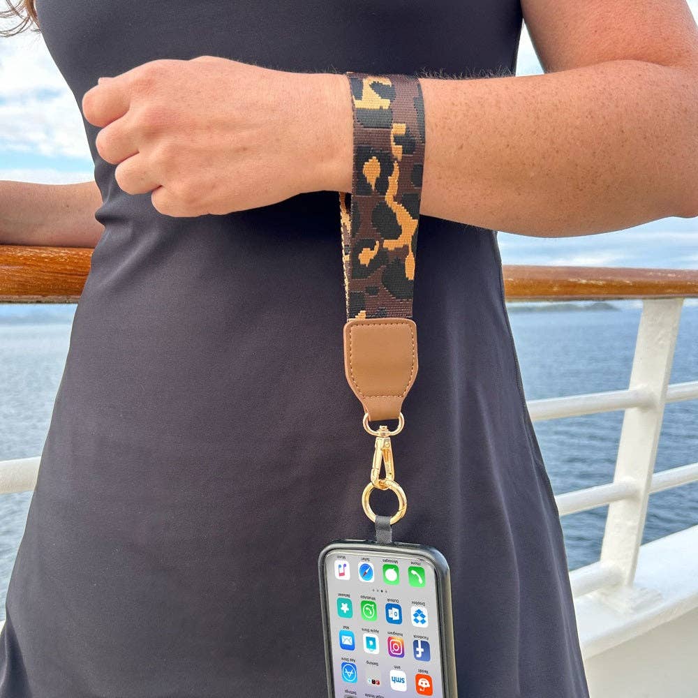 Save The Girls - Wholesale Bag Strap - Women's - Clip & Go Strap with Pouch - Leopard Collection2