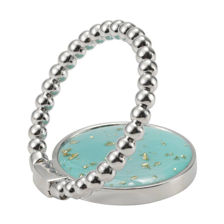 LAX Gadgets - Wholesale Phone/tablet stand - LAX Laurel Ring Holder Kick-Stand - Turquoise Retail Pack0