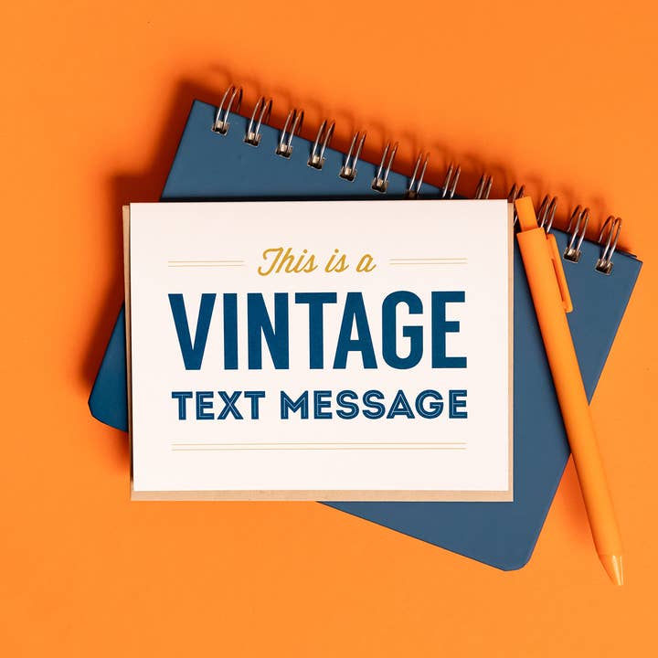 Graphic Anthology Greeting Cards - Wholesale Everyday Greeting Card - Vintage Text Message card | everyday greeting card1