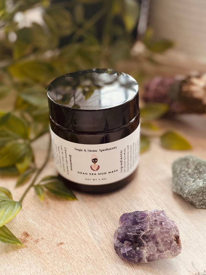 Masque de boue noire de la mer Morte pour la vente par Sage & Stone Apothecary