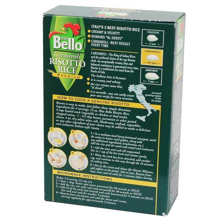 M5 Corporation - Wholesale Rice - Carnaroli Risotto Rice - 17.8oz (500gm)2