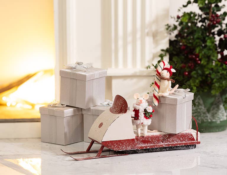 Abbott – wholesale Juldekoration – Snöig snöskoter1